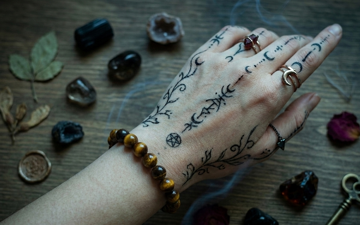 Tigro akies užkalbėta apyrankė