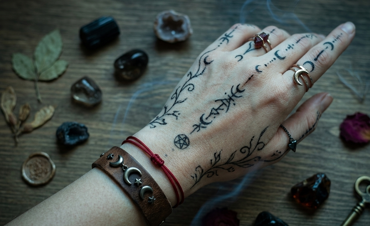 Raudonojo siūlo apyrankė užkalbėta