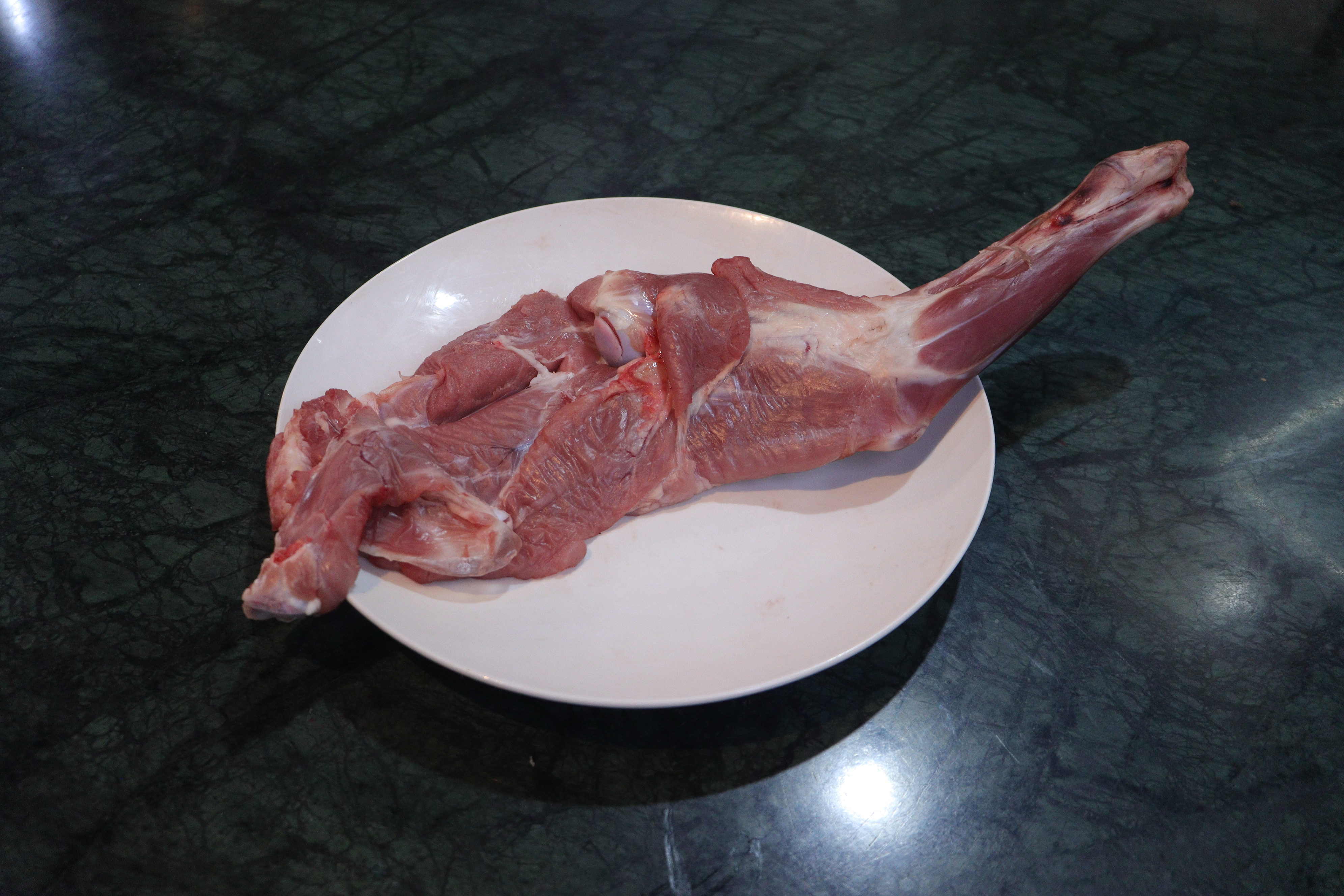 fresh mutton shoulder