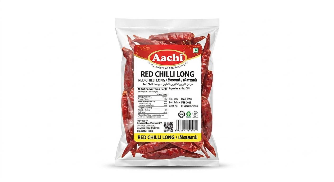 Aachi Red Chilli Long (100g)