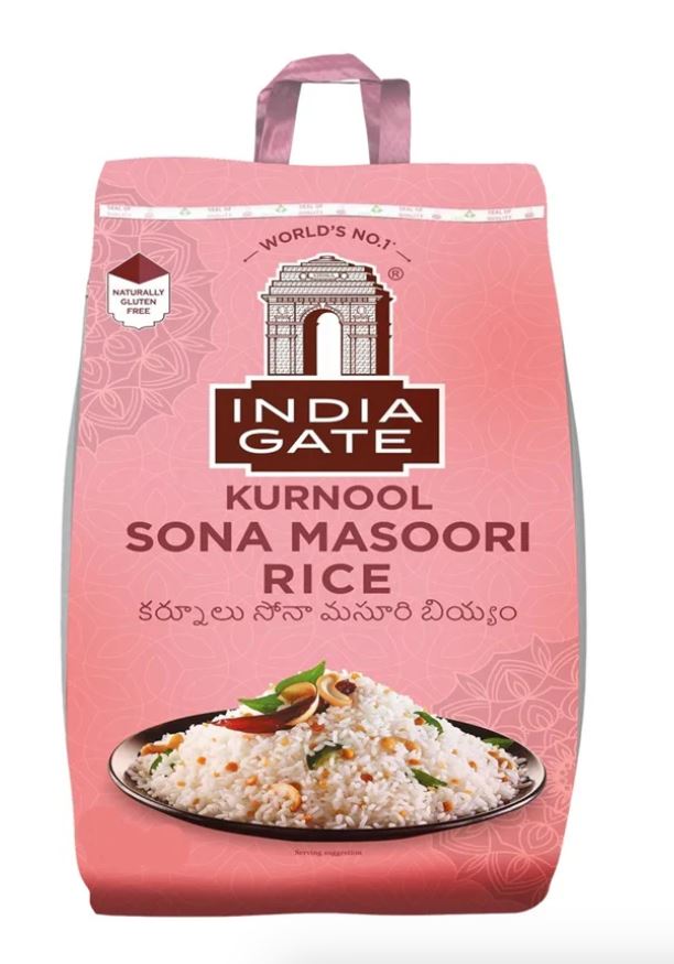 India Gate Kurnool Sona Masoori Rice (10kg)