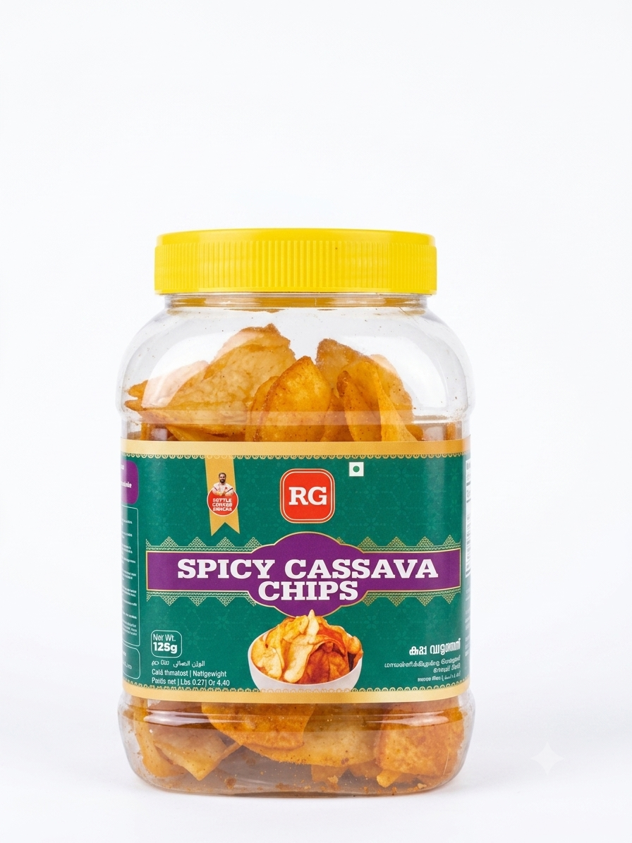 RG Spicy Cassava Chips (125g)
