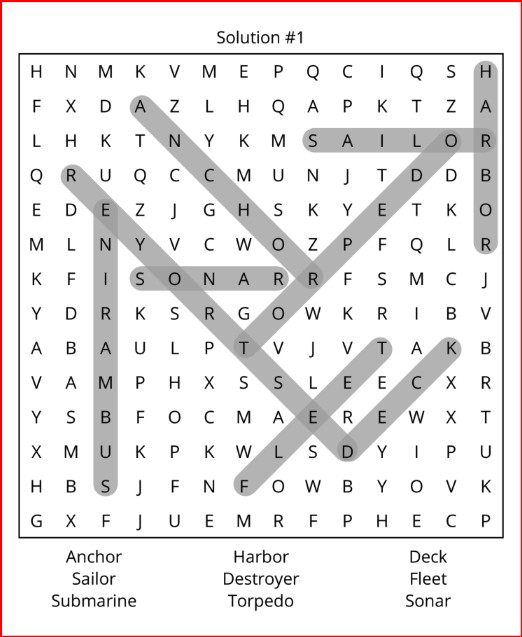 Navy Crossword