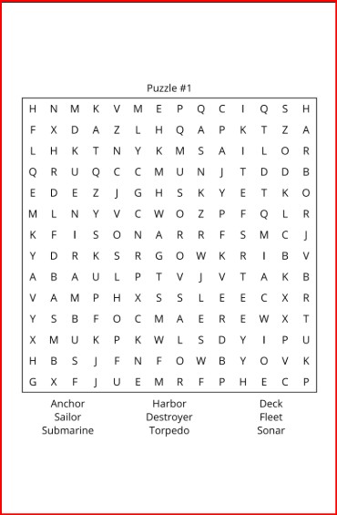 Navy Crossword