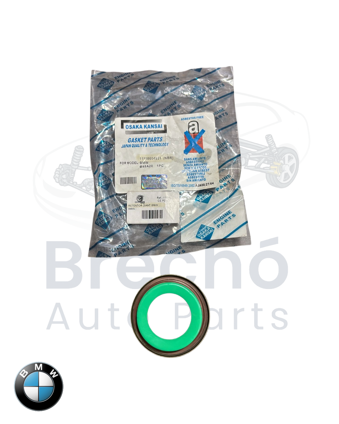 Retentor da Polia Dianteira Original BMW