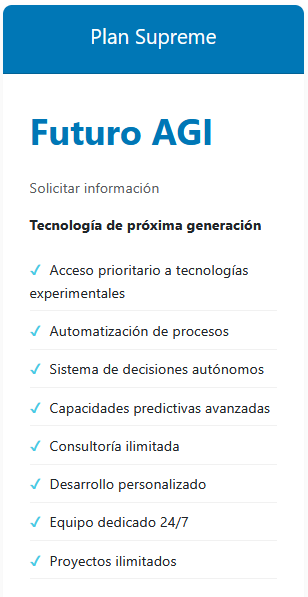 Futuro AGI Plan Supreme
