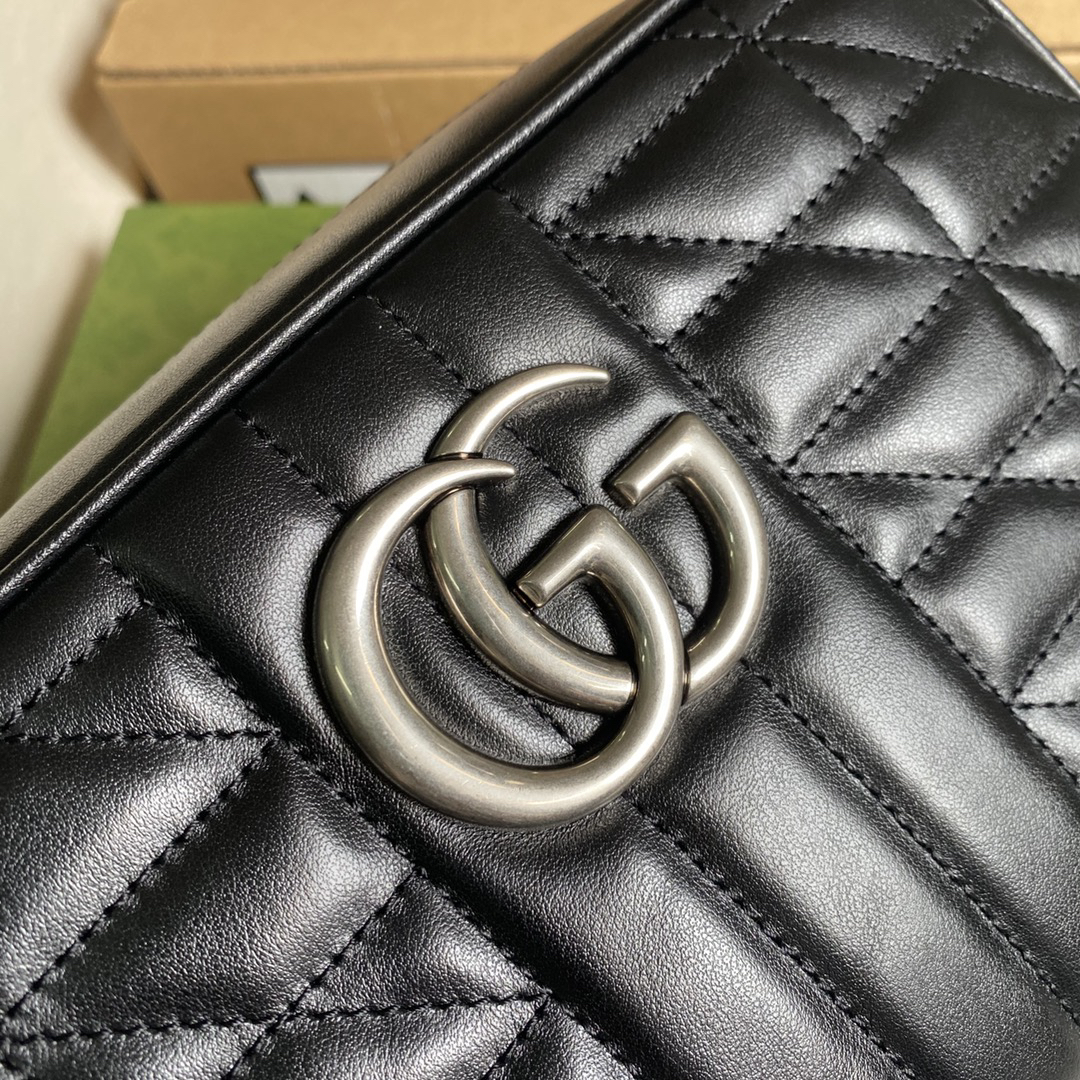 【447632 Black】gucci GG Marmont