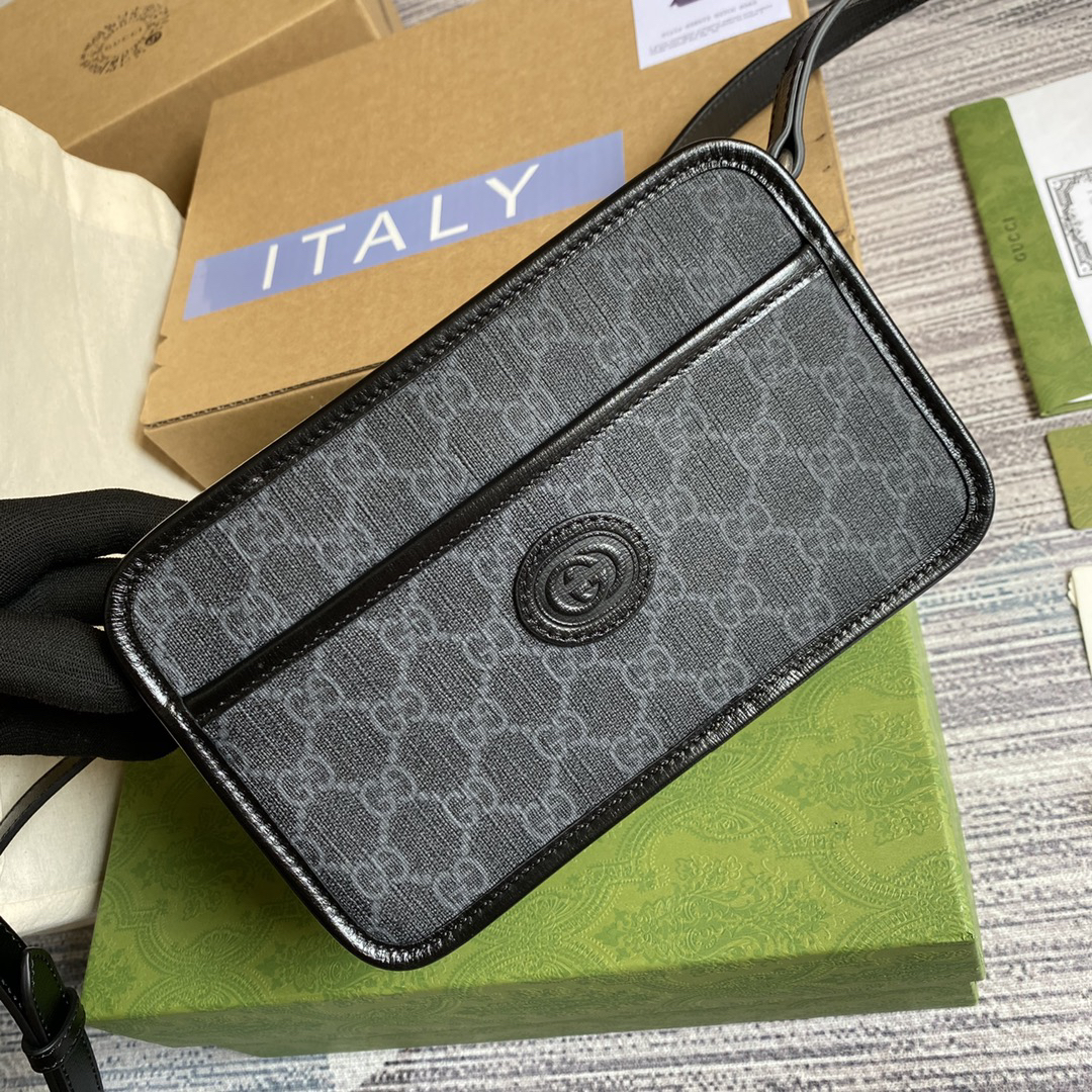 【658572 Black PVC】gucci GG Marmont
