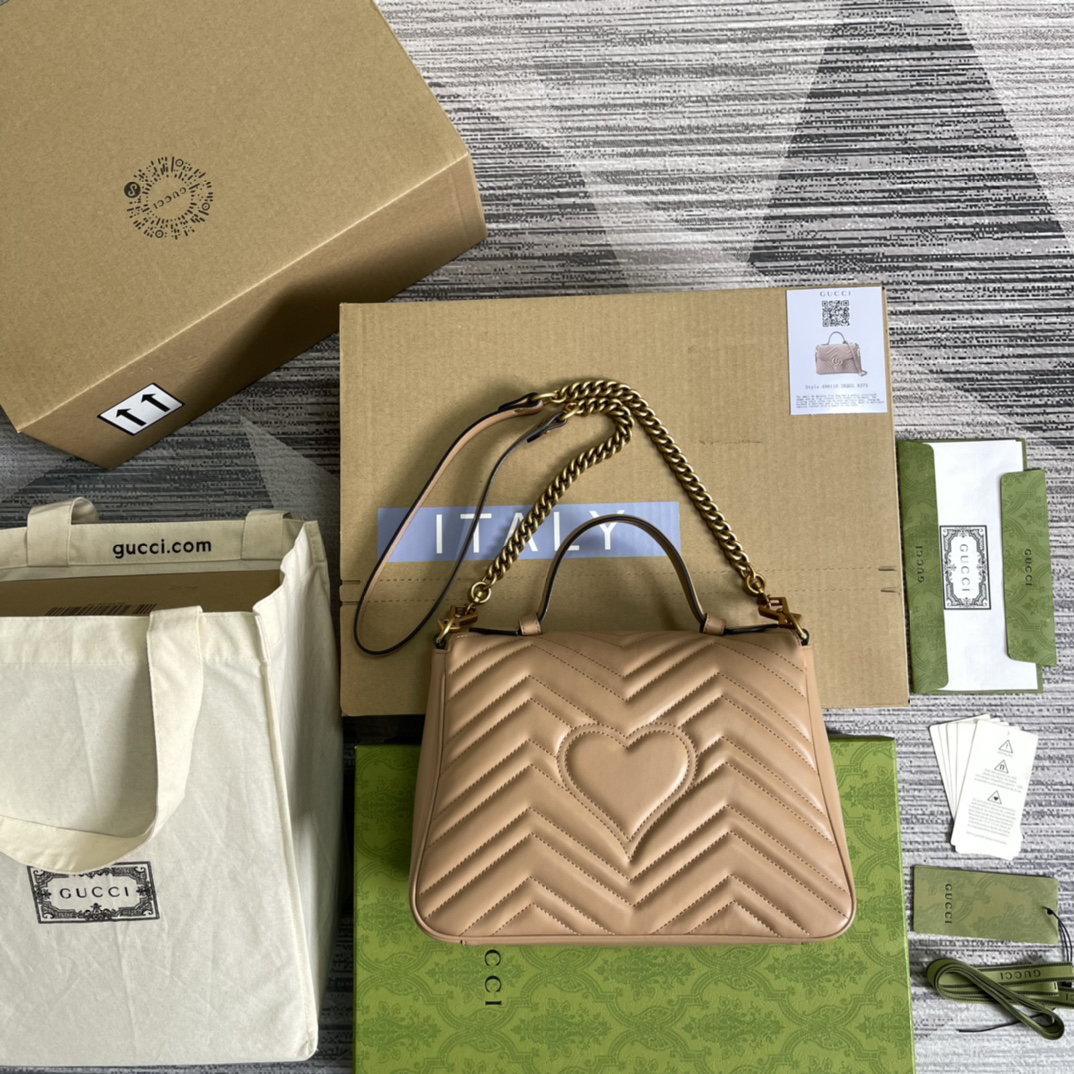 【498110 Brown】gucci GG Marmont