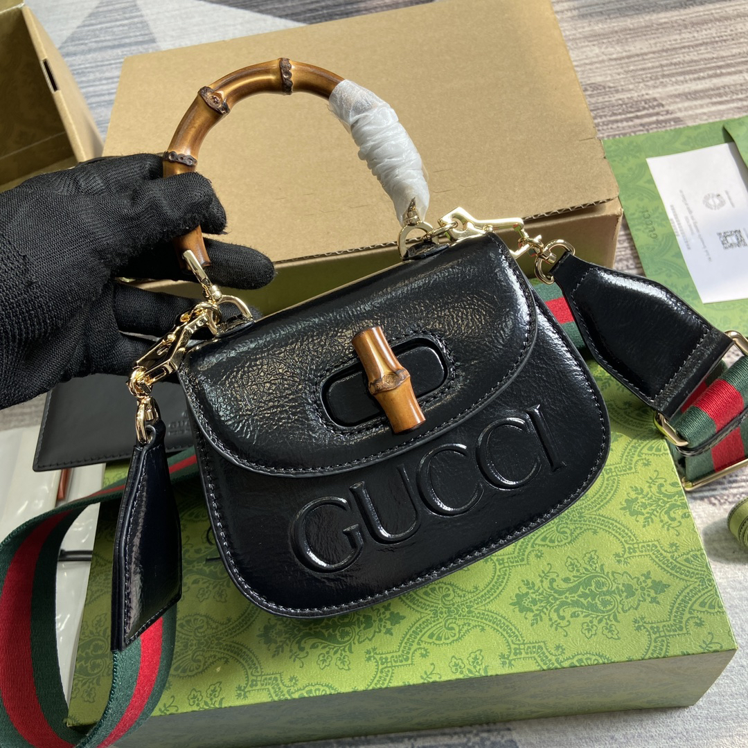 【786482 Black】gucci Bamboo 1947