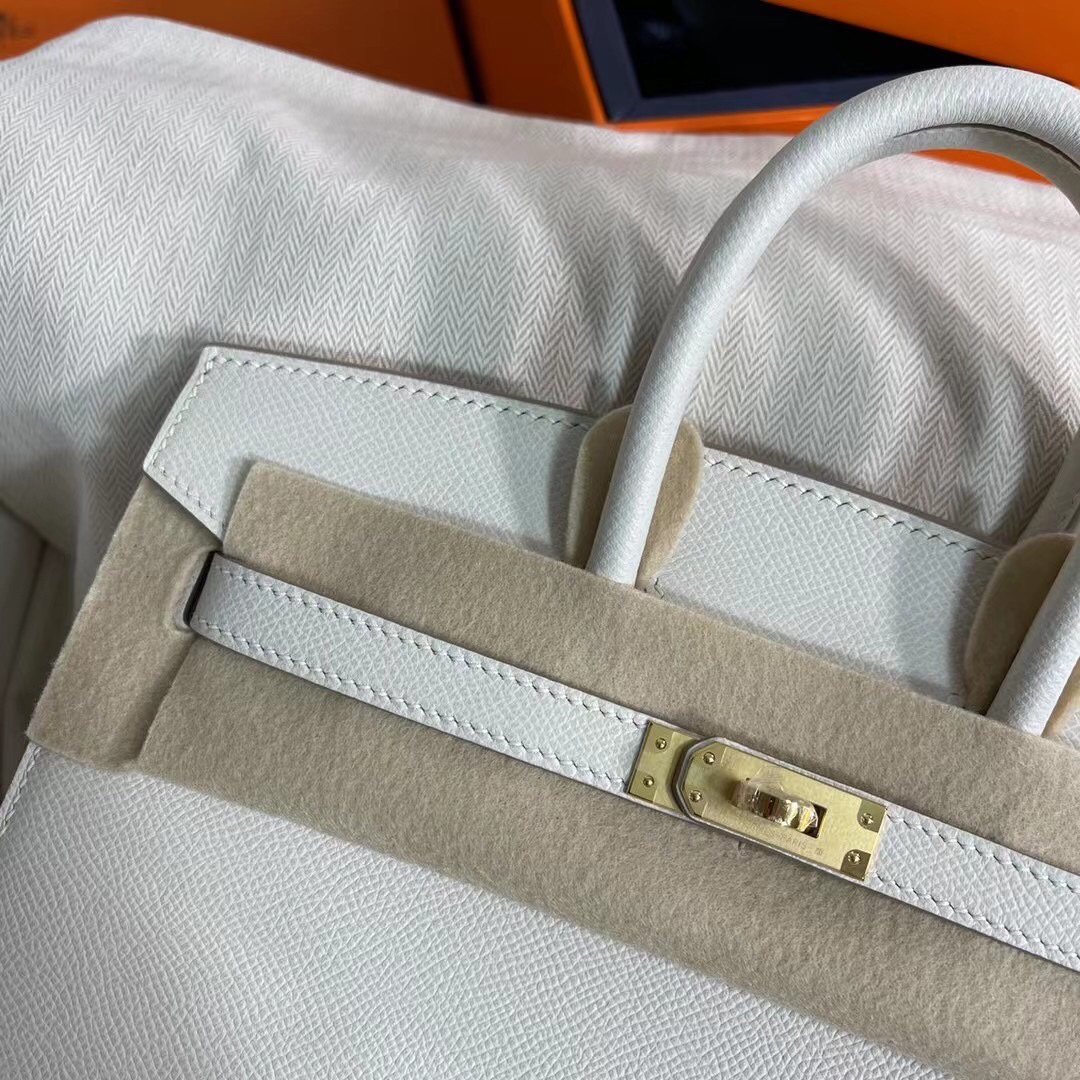 Hermès Birkin 25 Milkshake White