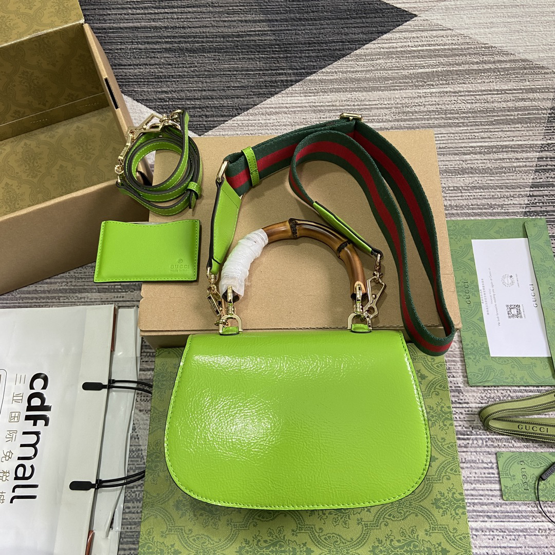 【675797 Green】gucci Bamboo 1947