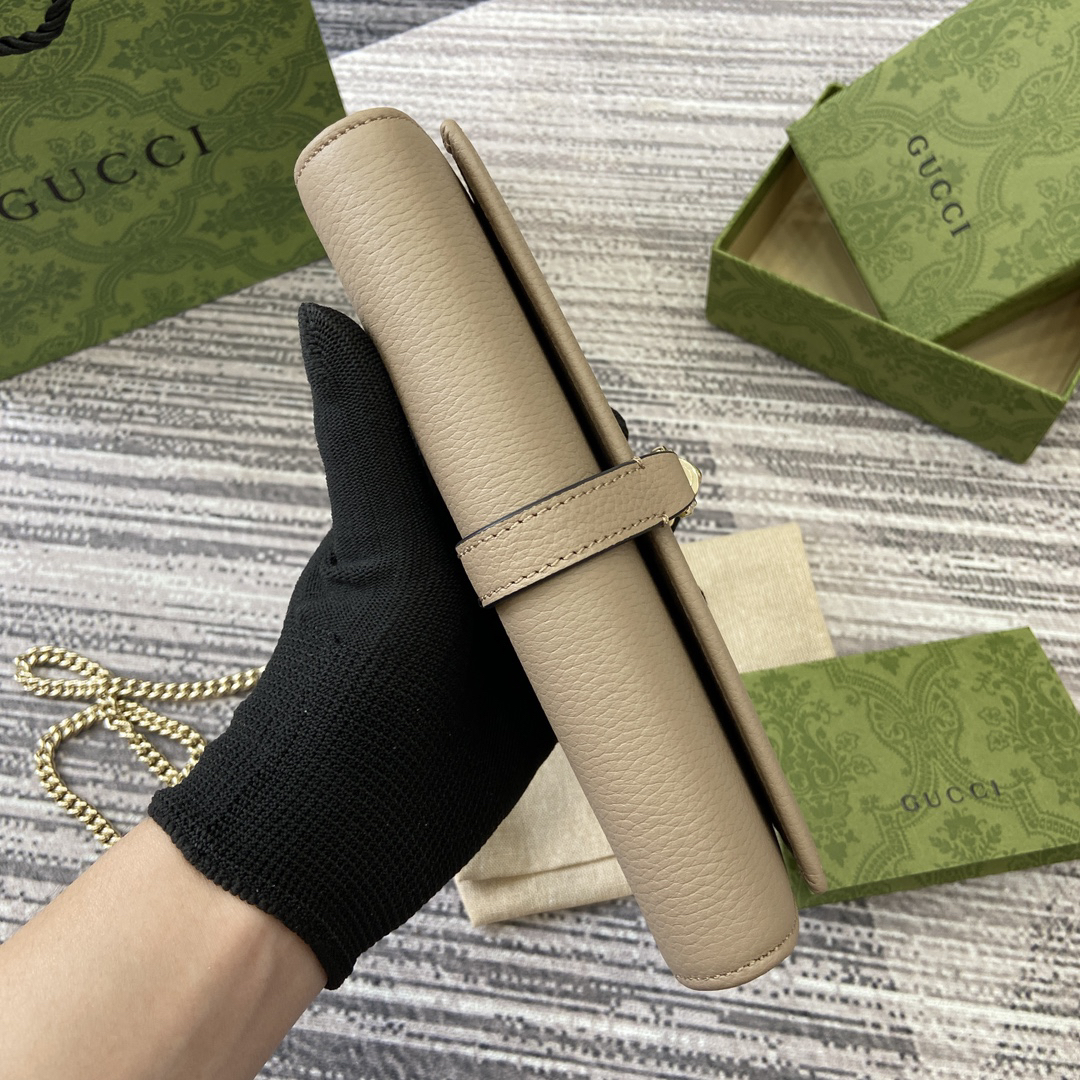 【652681 Grey Lychee Pattern Cowhide】gucci Jackie 1961