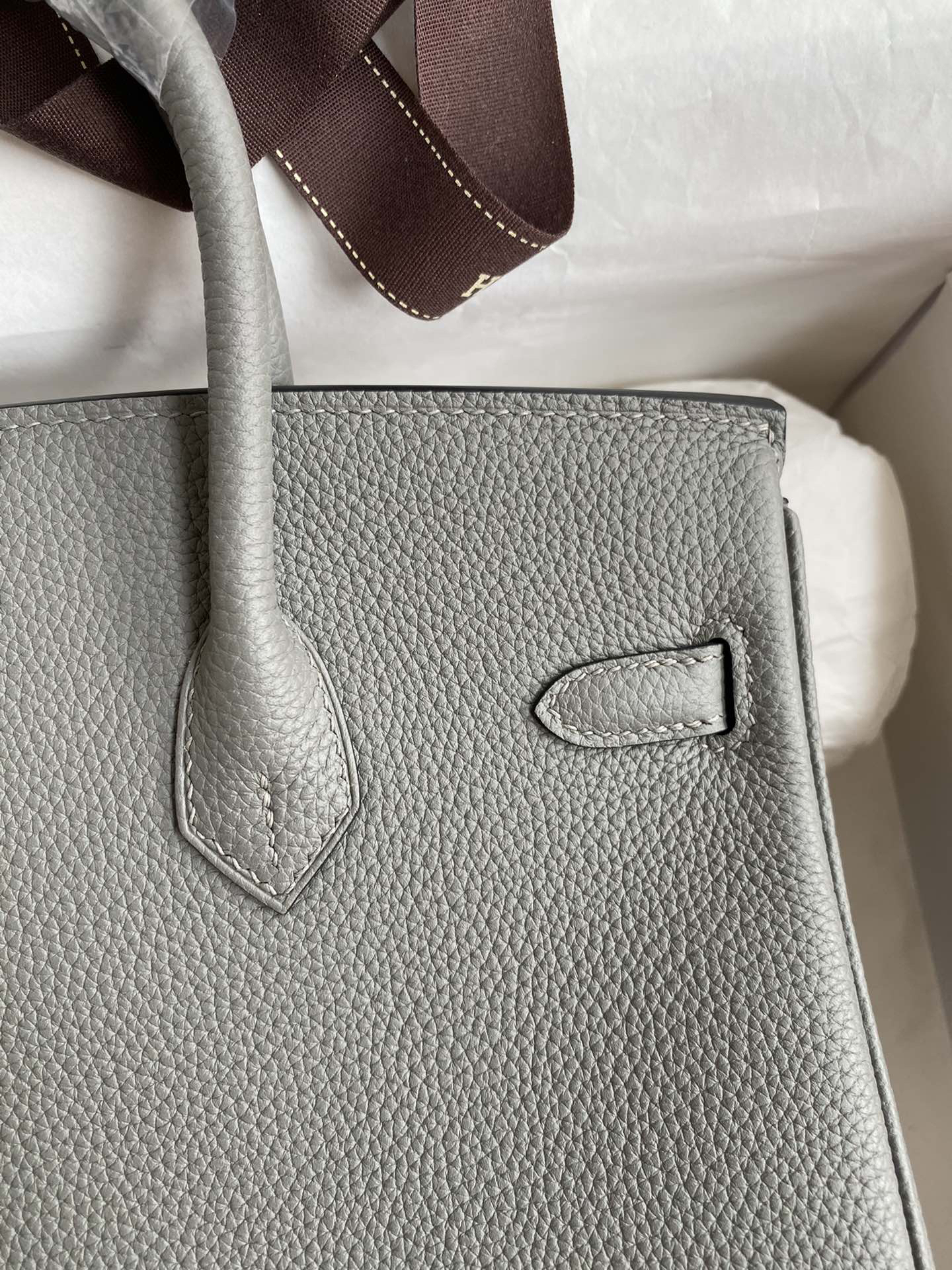 Hermès Birkin 25 Cumulonimbus clouds (dark grey)