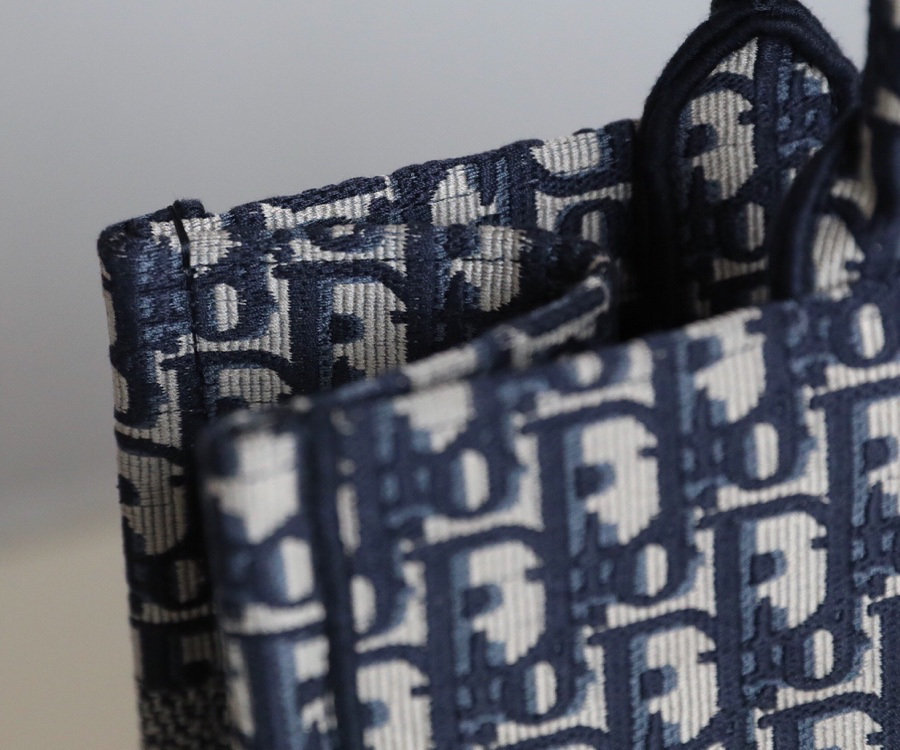 DIOR Book Tote blue Oblique pattern