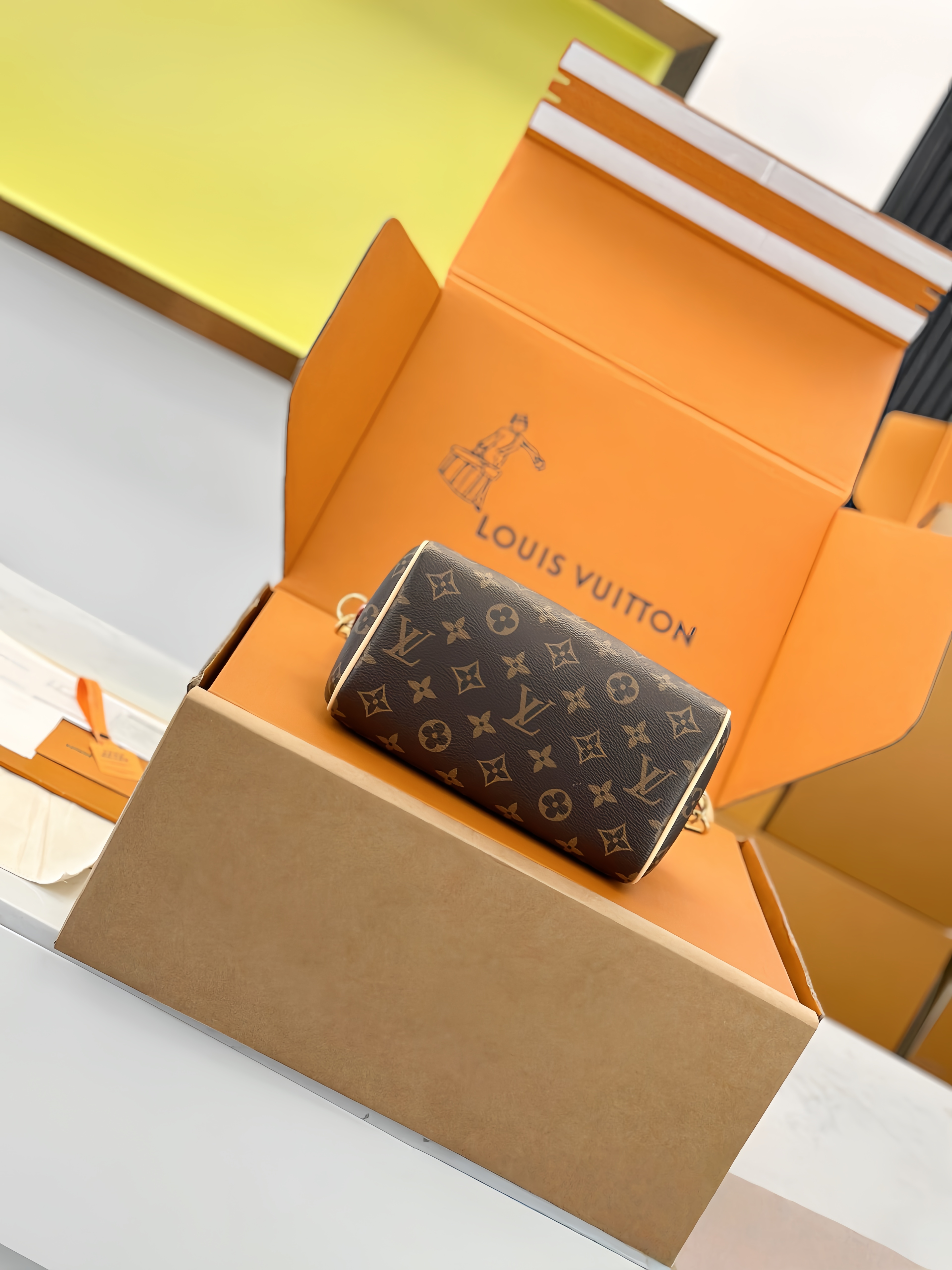 【 M46234 (Leather Shoulder Bag) 】LV Speedy Bandoulière 20 handbag