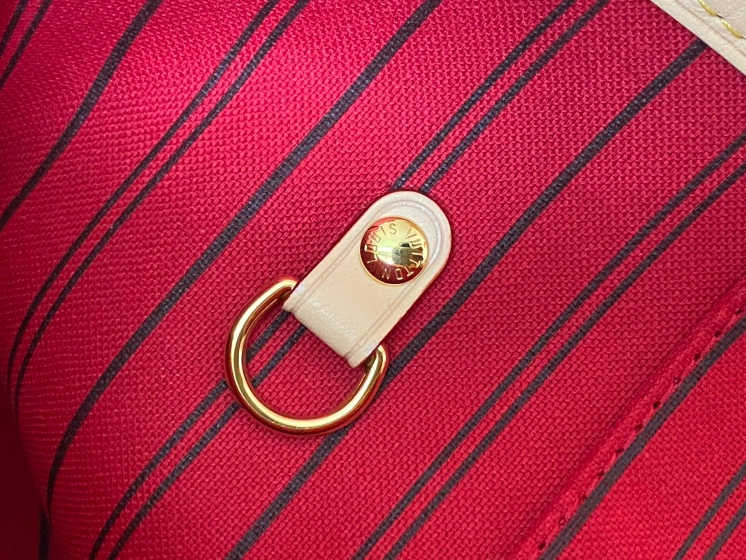 【 M41177 】LV Neverfull Medium-sized handbag Old-fashioned rose red