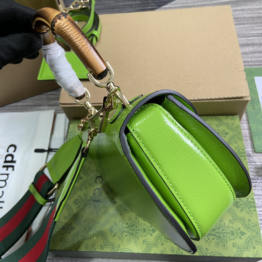 【675797 Green】gucci Bamboo 1947