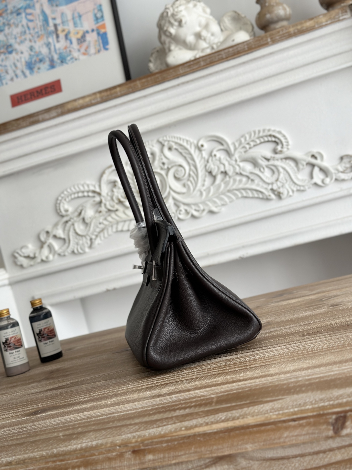 Hermès shoulder birkin 29cm ebenine 