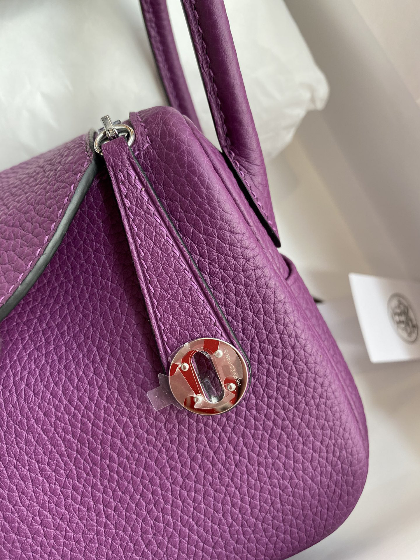 Hermès Mini Lindy 19 purple
