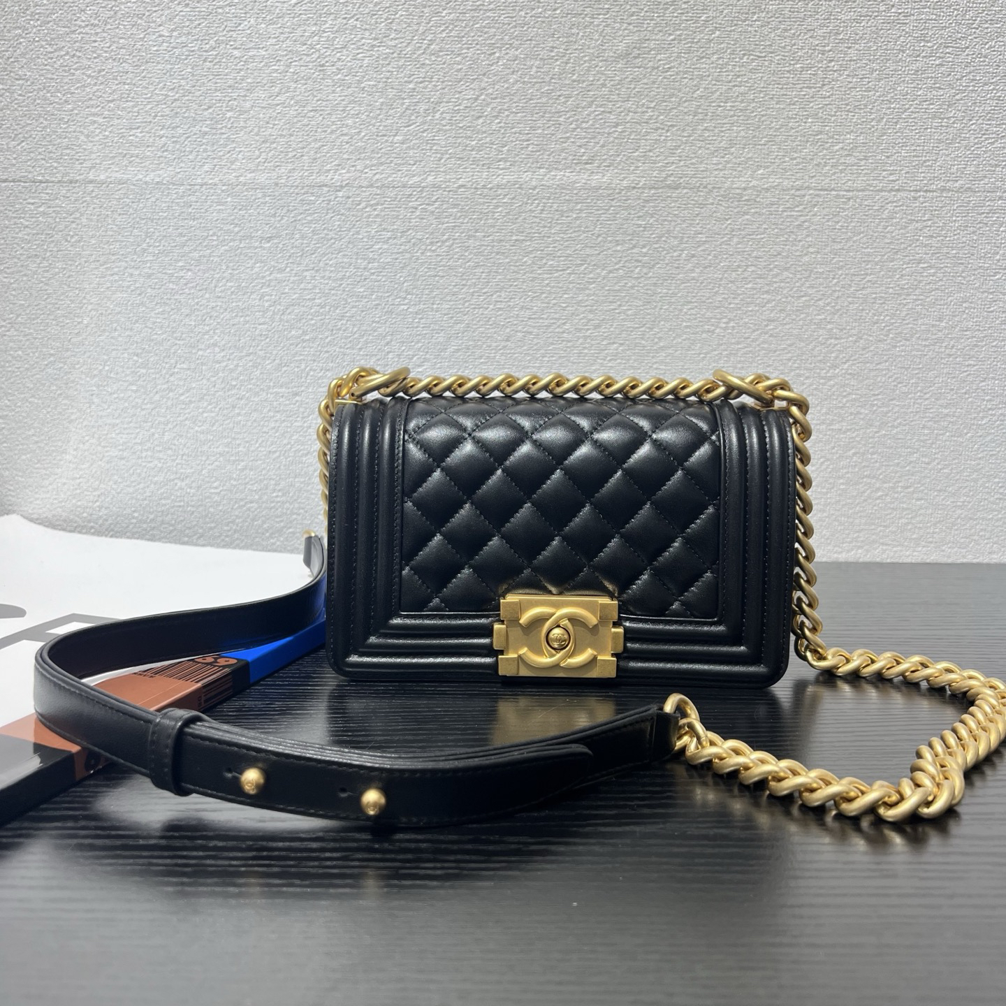 Chanel Leboy Sheepskin Vintage Weathered Antique Gold Hardware