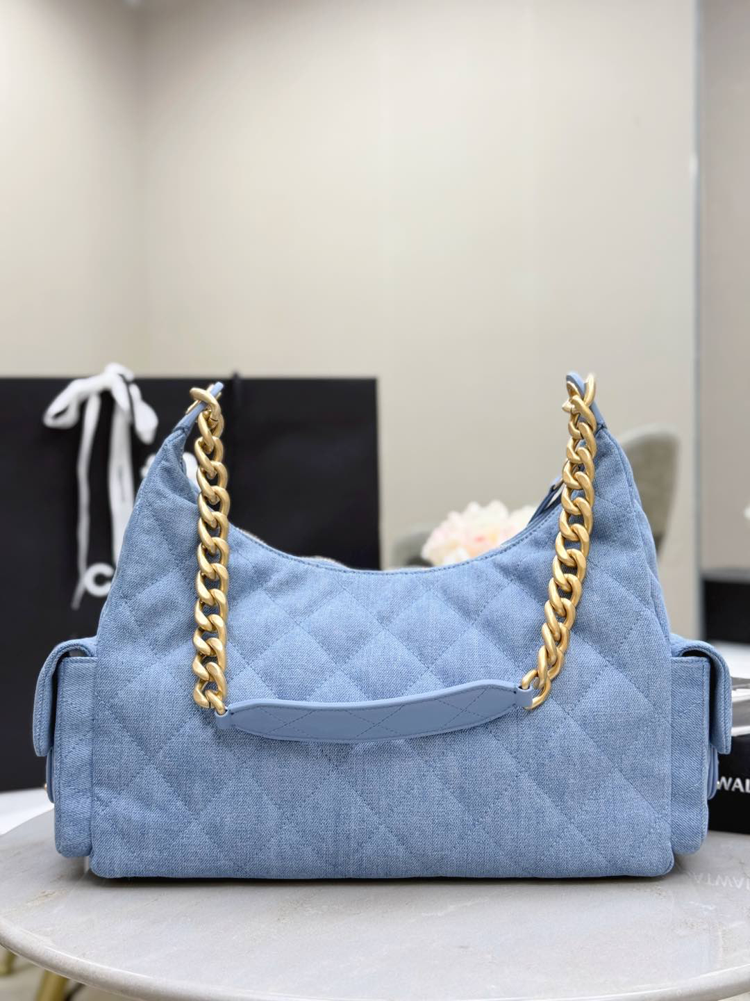 Chanel 25 Cowboy Hippie Hobby Large Bag