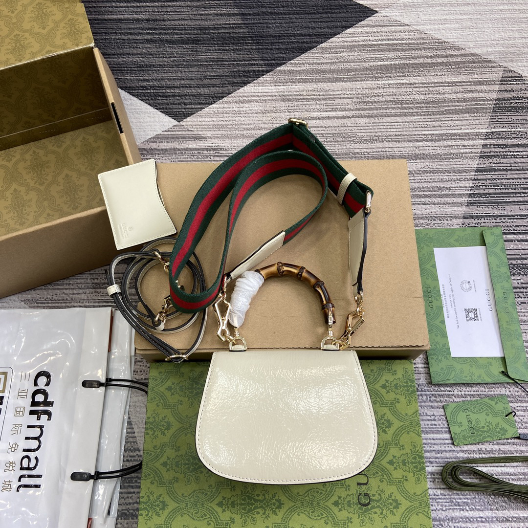 【786482 White】gucci Bamboo 1947