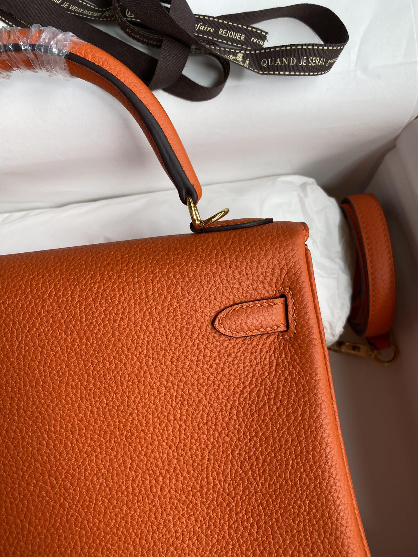 Hermès kelly 25 orange