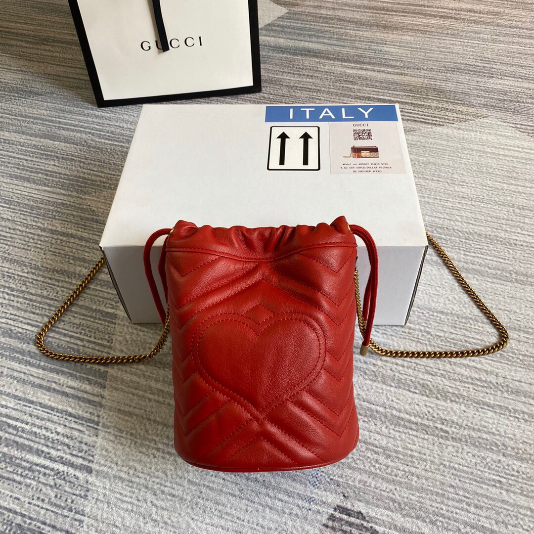 【575163 red】gucci GG Marmont