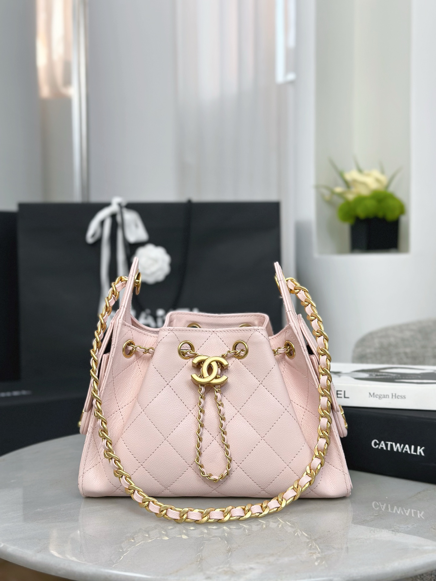Chanel 25 bag mini in pink