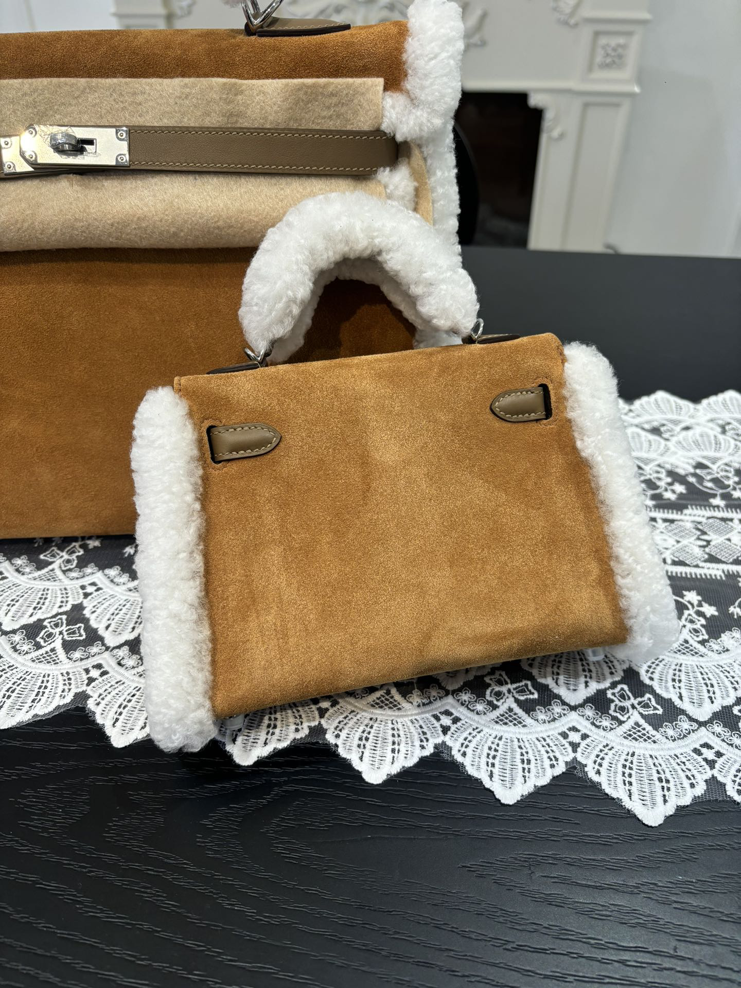 Hermès Kelly Mini Second-generation Teddy