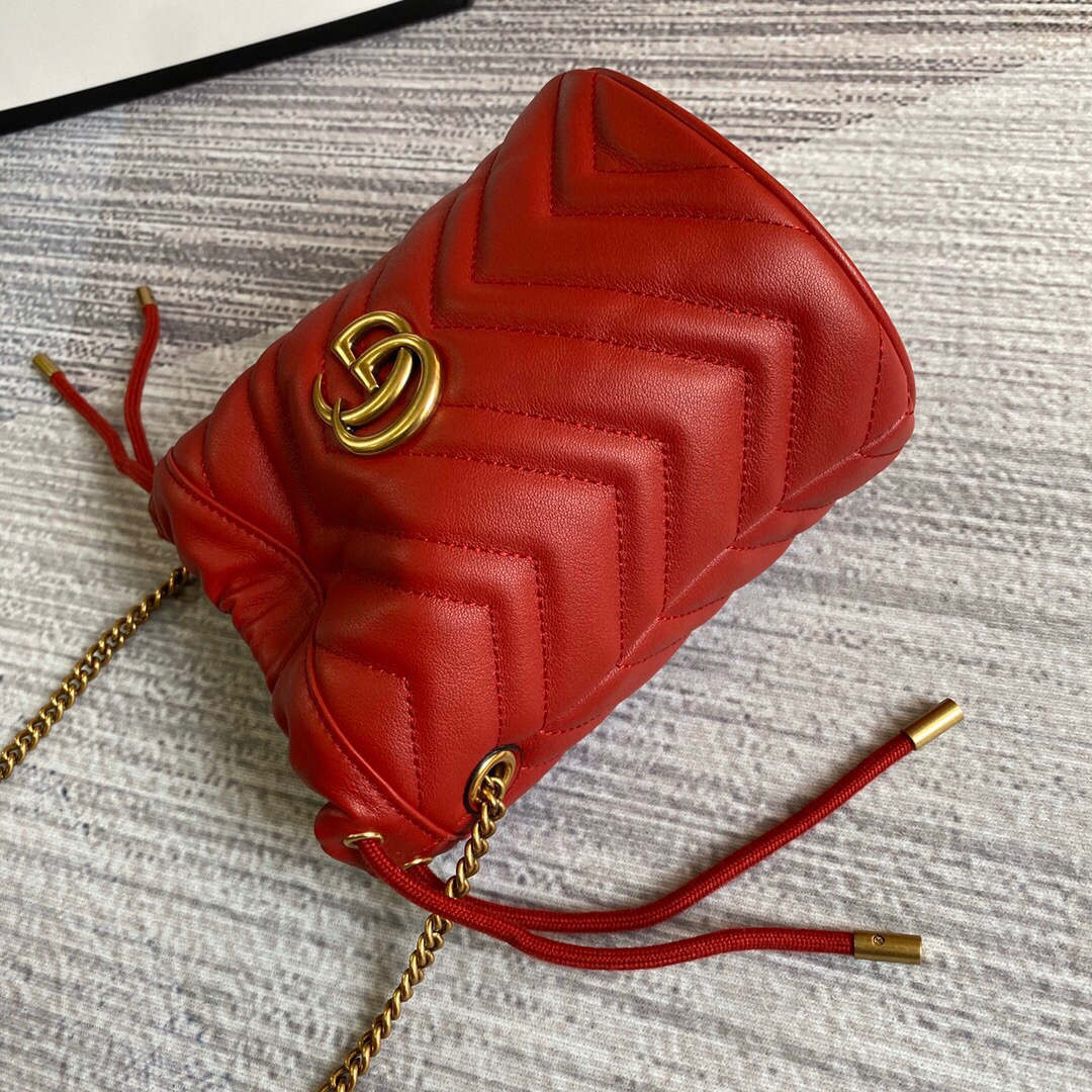 【575163 red】gucci GG Marmont