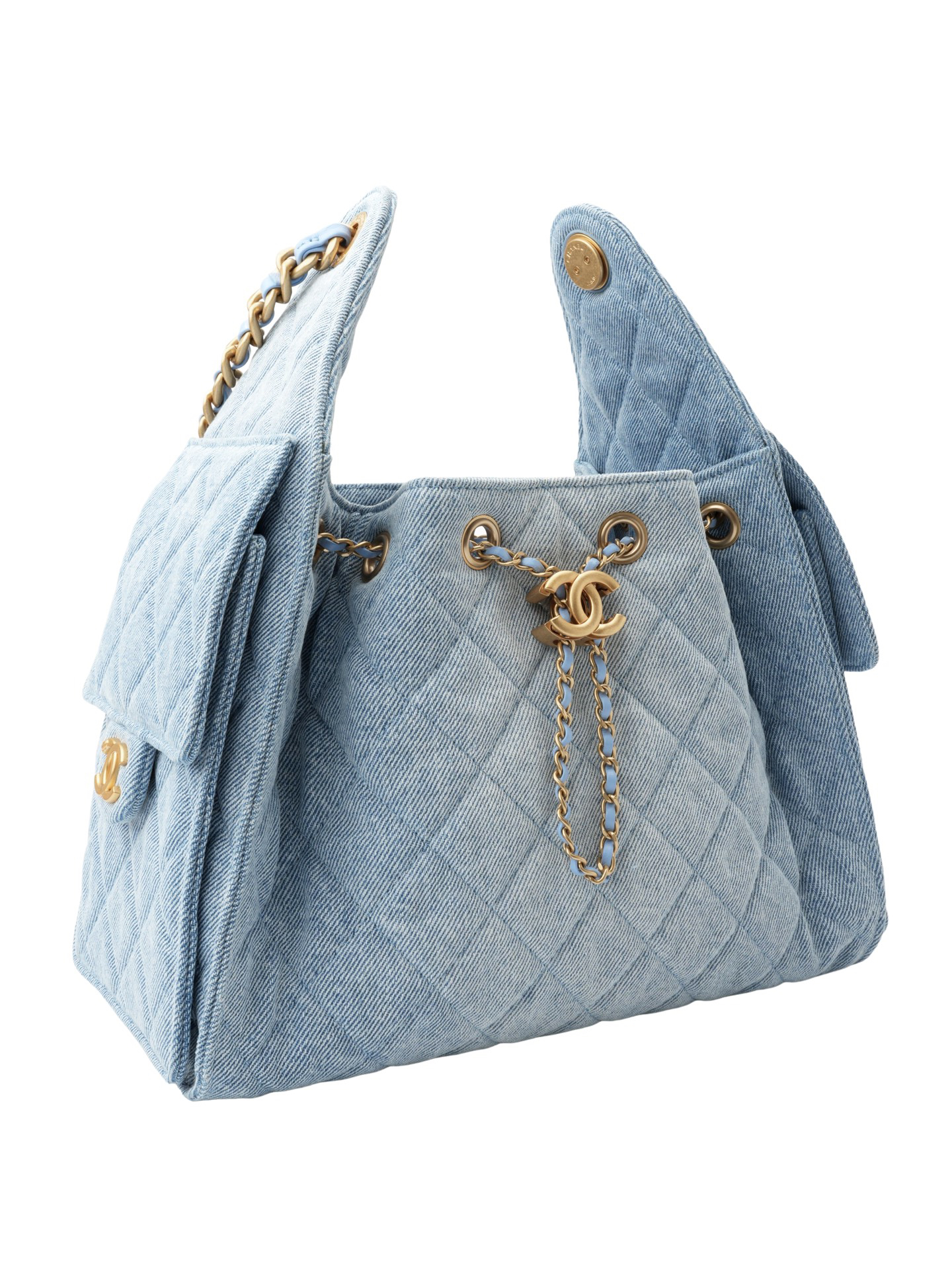 Chanel 25 Baga Denim Jeans & Small Size