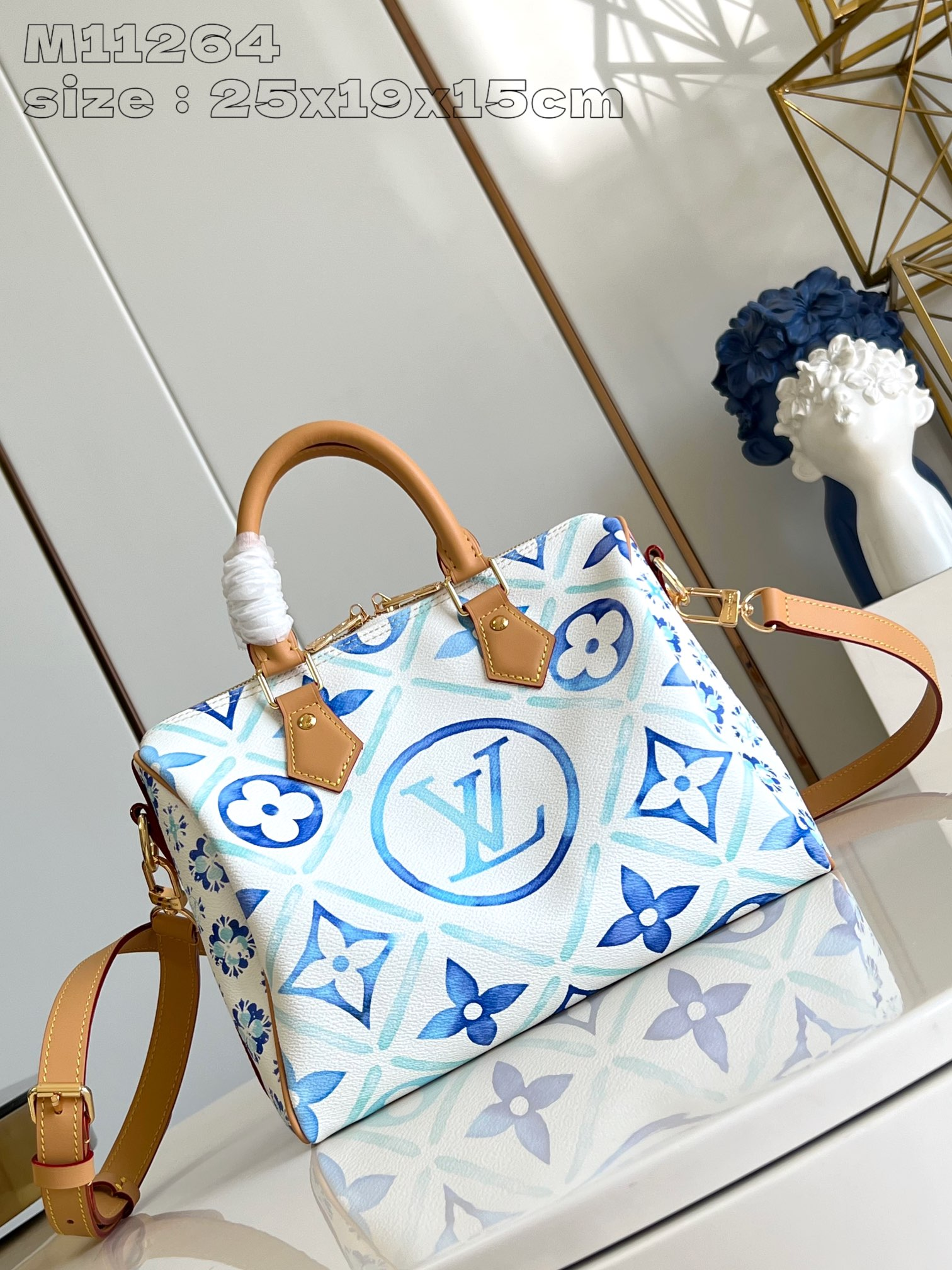 【 M11264 Blue 】LV Speedy Bandoulière 25 handbag