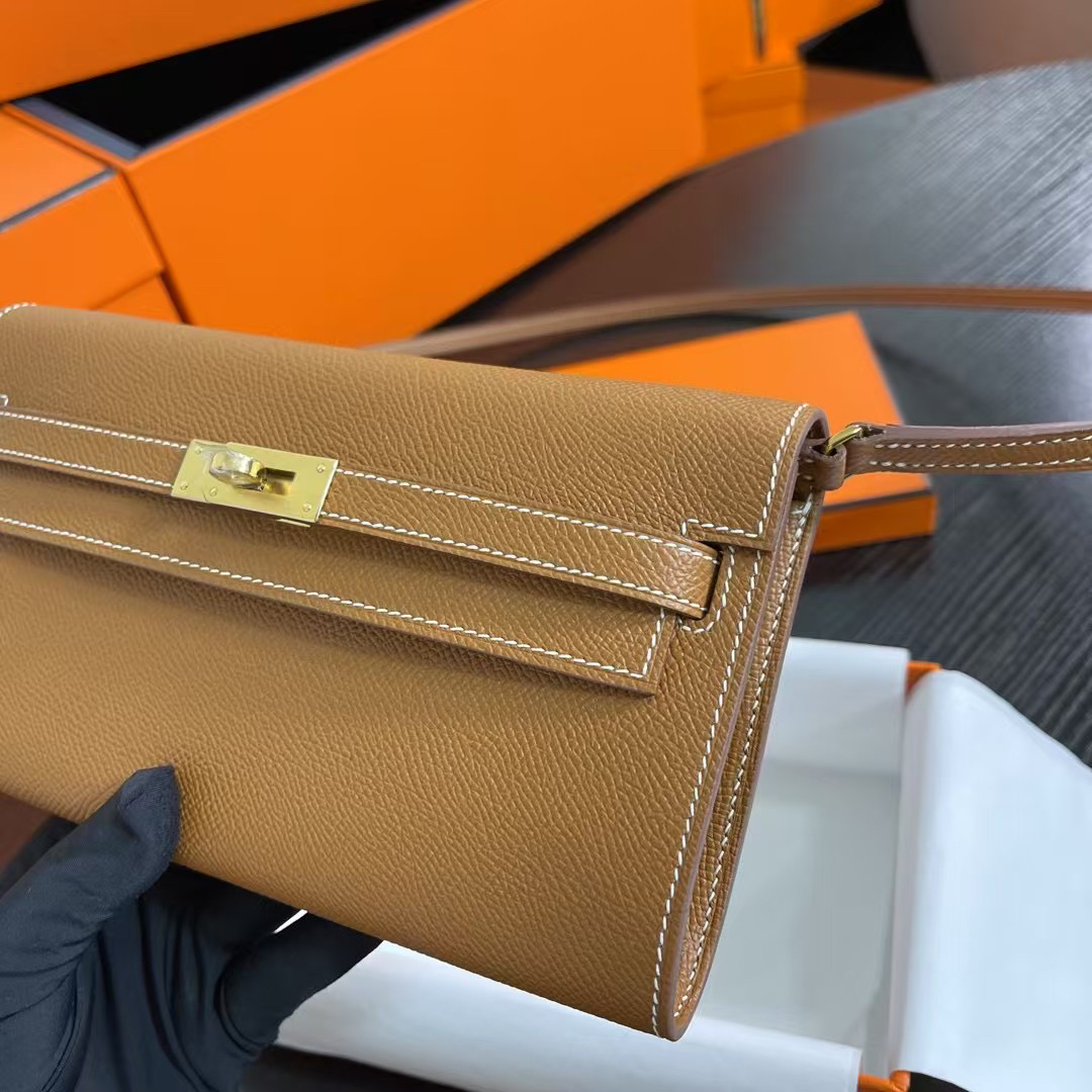 Hermès Kelly Messenger Bag brown