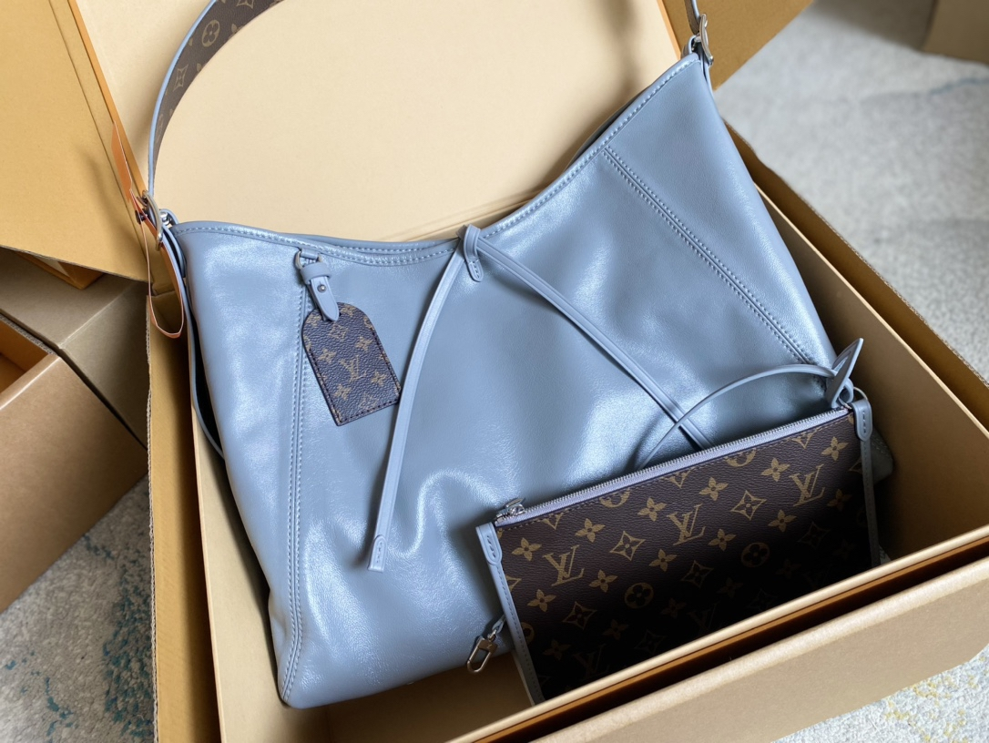 【 M25143 Gray 】LV CarryAll Cargo medium-sized handbag