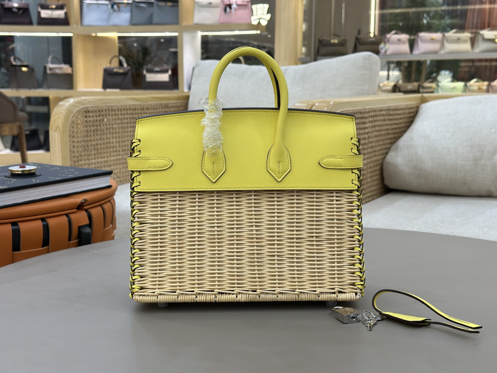 Hermès Birkin picnic yellow