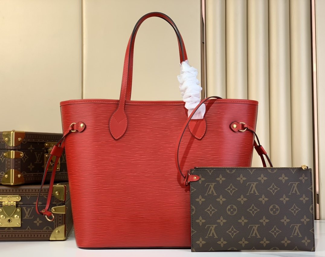 【 M12755 】LV Neverfull Medium-sized handbag