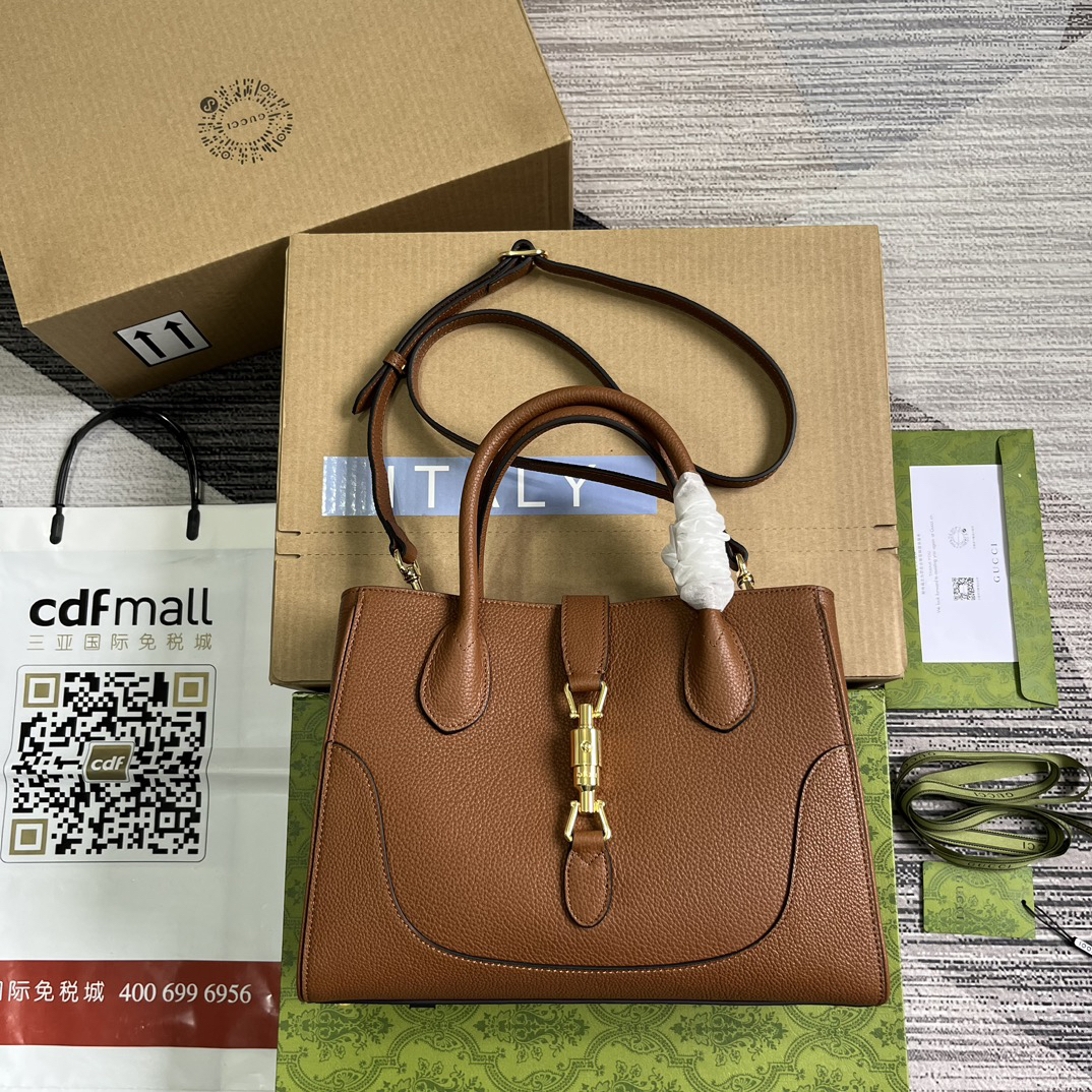 【 727810 Brown Original Leather 】gucci Jackie 1961