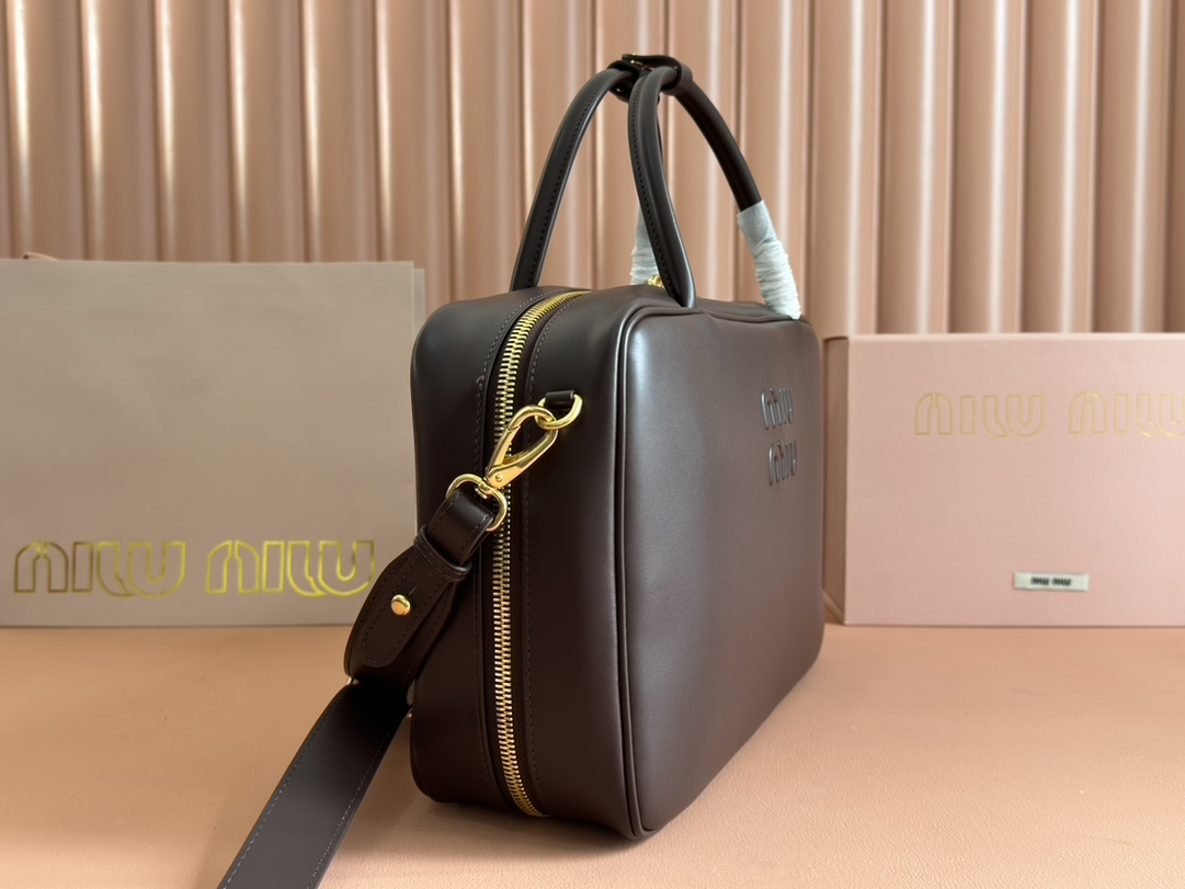 【 5BB117 Brown 】miumiu beau