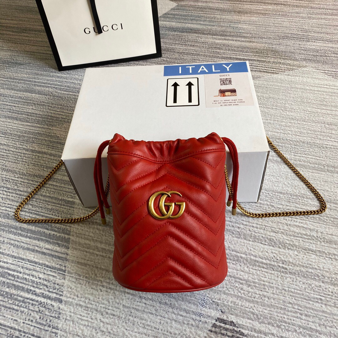 【575163 red】gucci GG Marmont