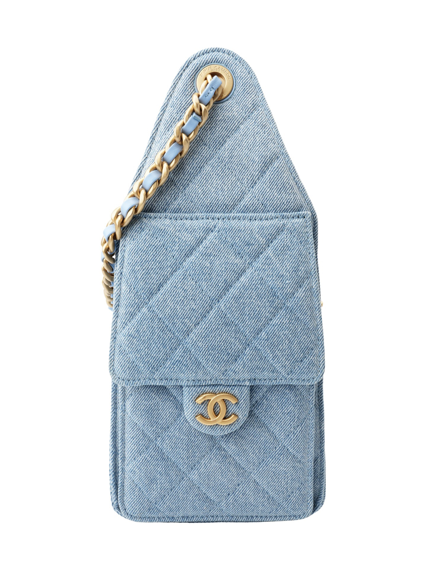 Chanel 25 Baga Denim Jeans & Small Size