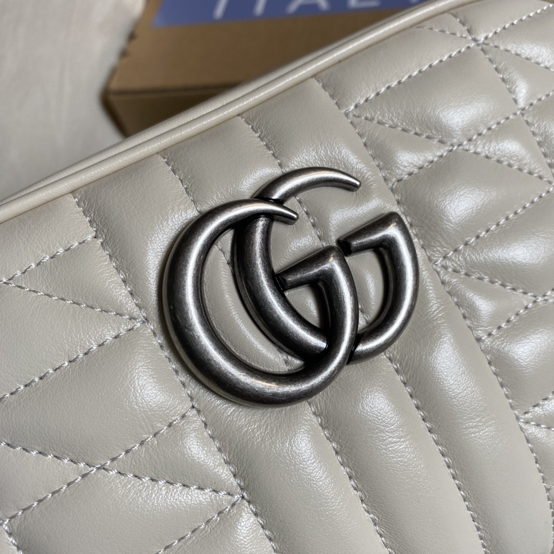 【447632 White】gucci GG Marmont