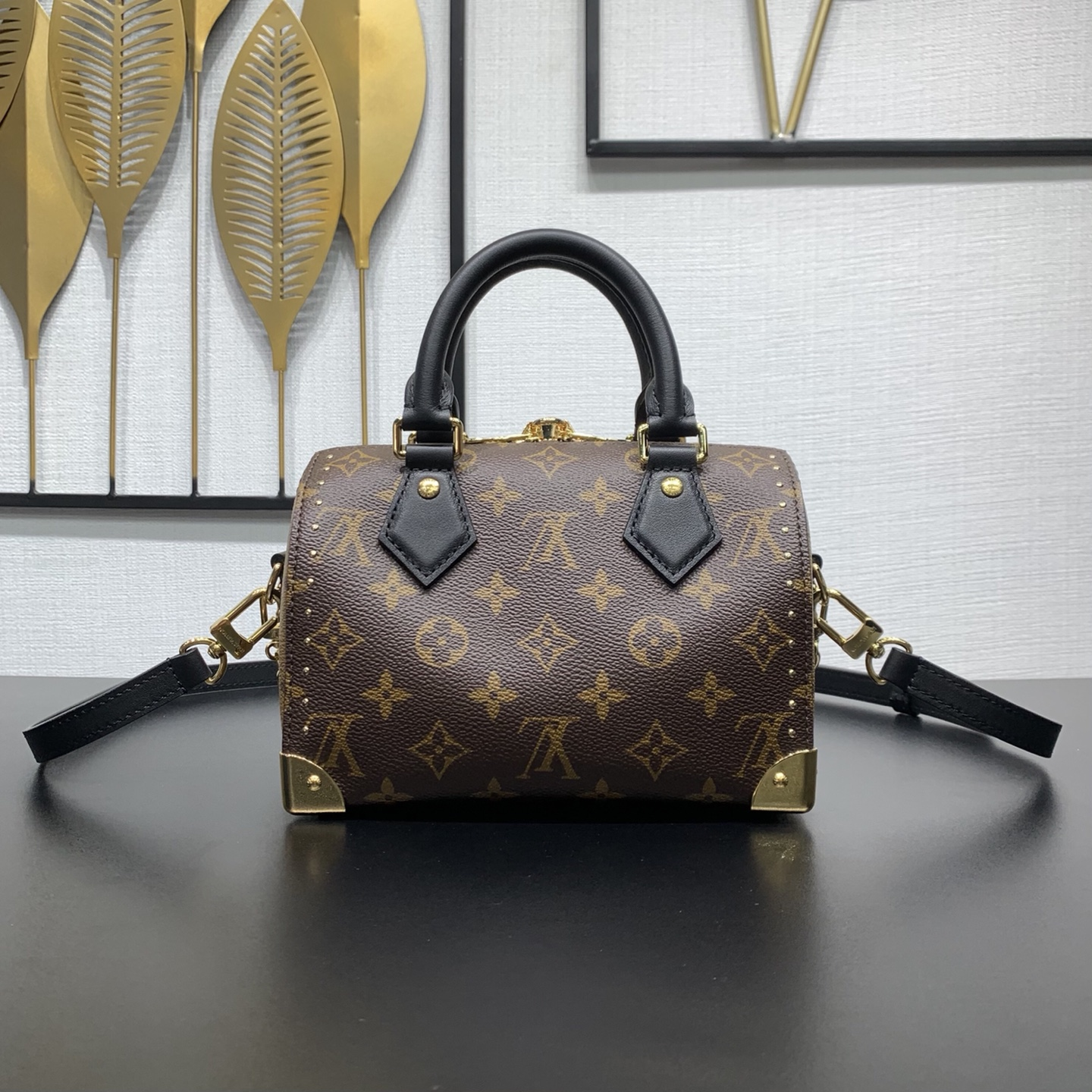 【 M13146 (Steel Clasp) 】LV Speedy Trunk handbag