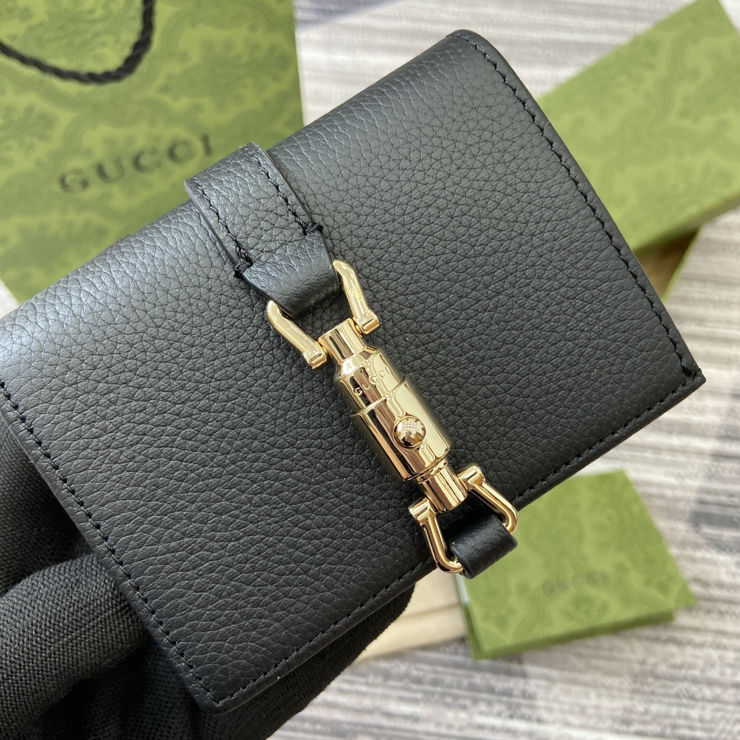 【645536 Black Lychee Pattern Cowhide】gucci Jackie 1961