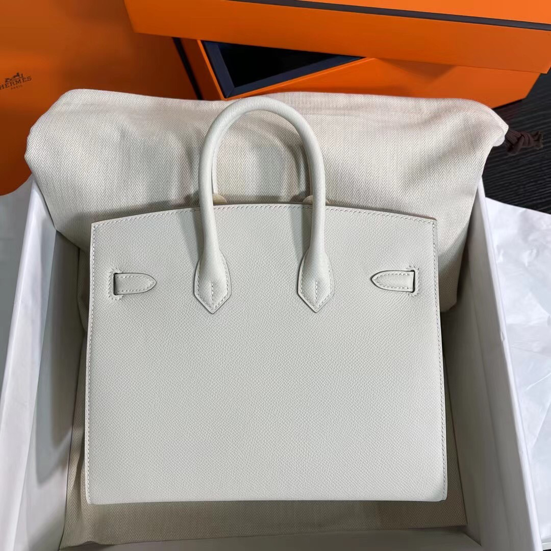 Hermès Birkin 25 Milkshake White