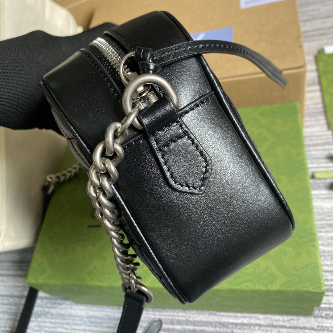 【447632 Black】gucci GG Marmont