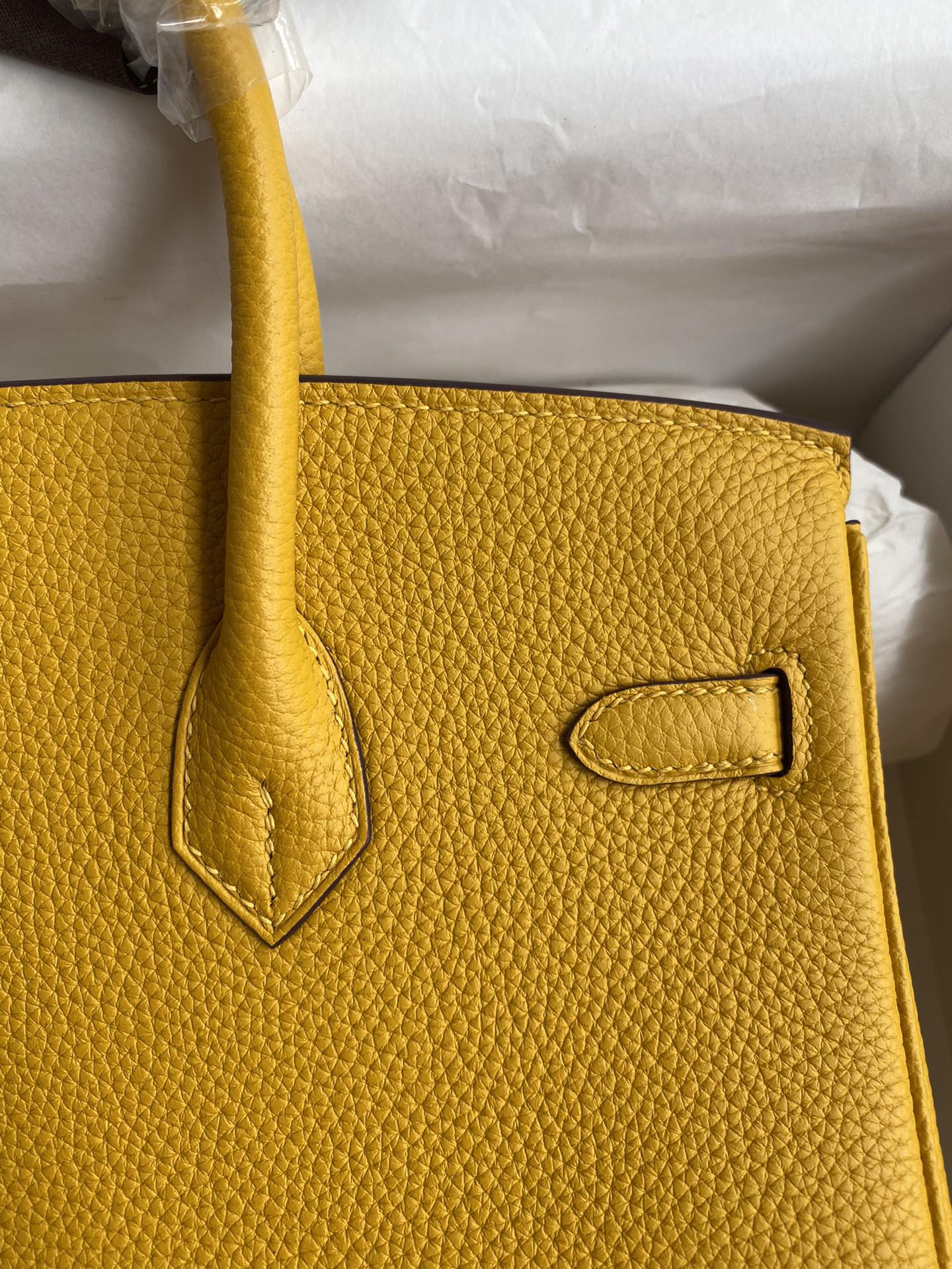 Hermès Birkin 25 yellow amber