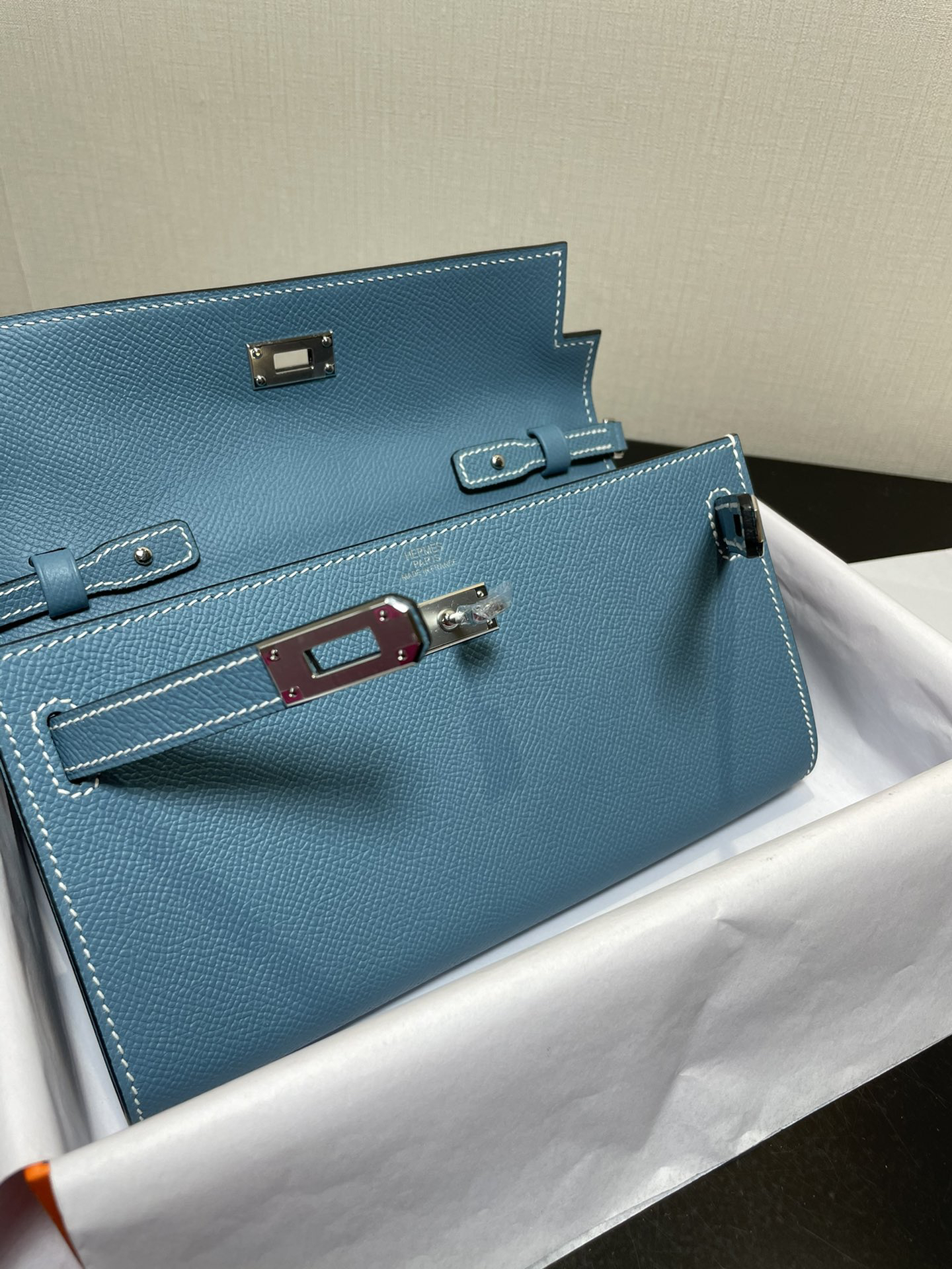 Hermès Kelly denim blue
