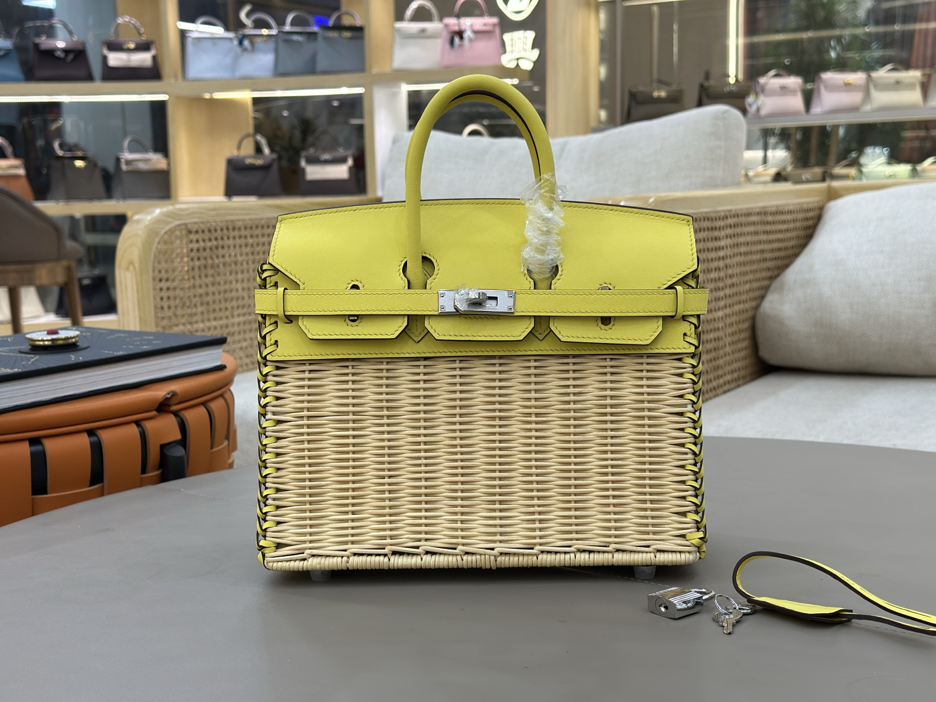 Hermès Birkin picnic yellow